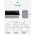 thumbnail image 3 of SONGMICS Taburete Zapatera Almacenamiento 300 kg Capacidad 131 L 38x110x38 cm, 3 of 5
