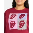 thumbnail image 4 of Terra & Sky Women's Plus Graphic Sweatshirt, Rolling Stones, Sizes 0X-4X, 4 of 5