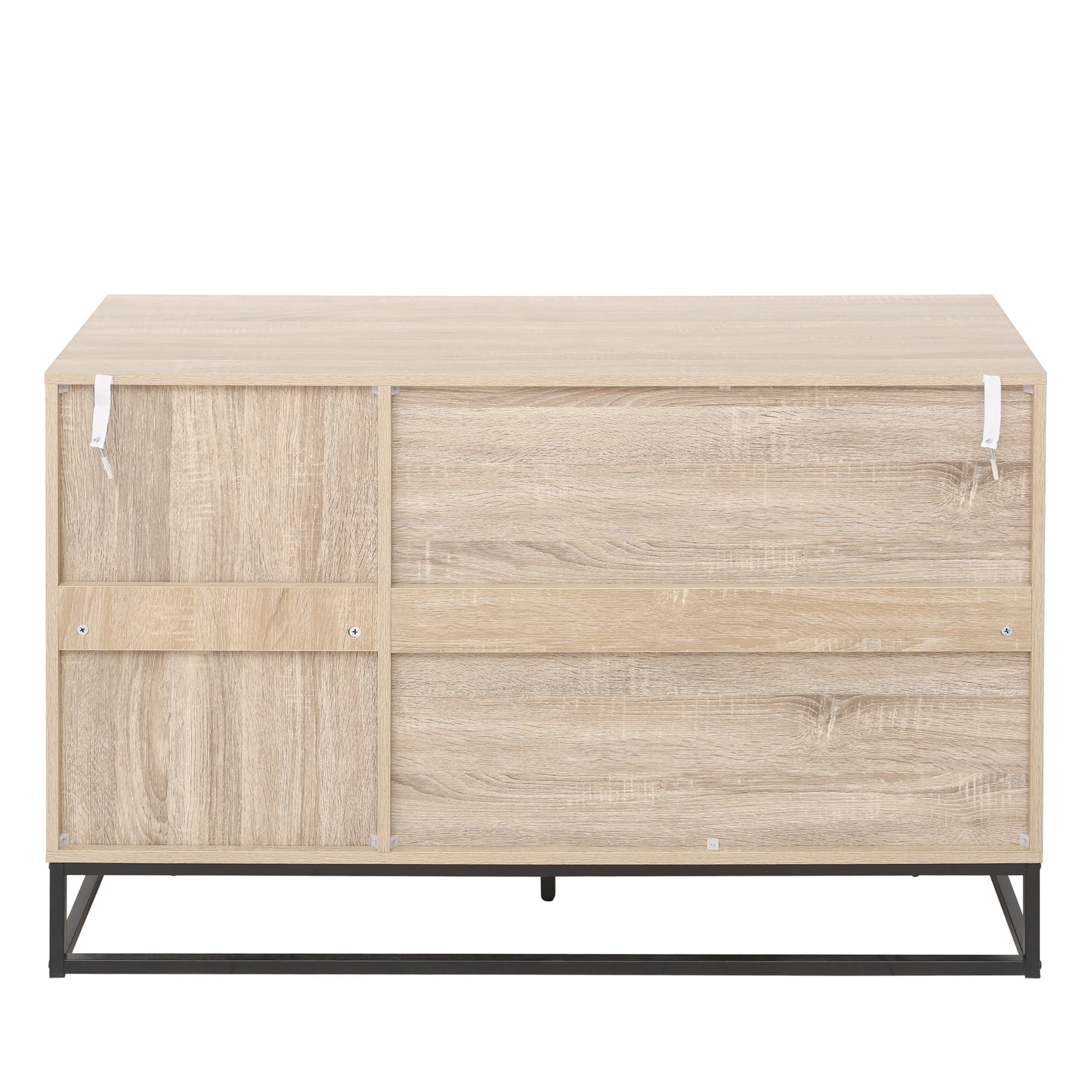 Kadyn Accent Storage Cabinet, Cabinet with 3 Door, Suitable for Living Room, Natural Kadyn Accent Storage Cabinet, Cabinet with 3 Door, Suitable for Living Room, Natural