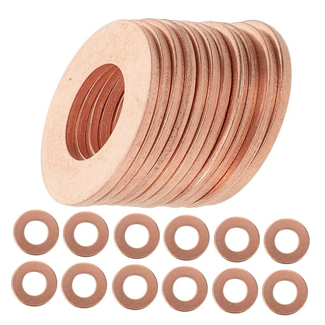 100 Pcs Joint de Machine de Réparation Extracteur de Dents de Soude Rondelle pour Soudure Kits de Soudure en Fer Brun Clair