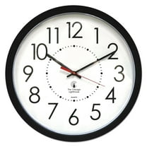 14.5" Blk Electric Clock, 12.5" Dial, 5' Cord UL rated movement