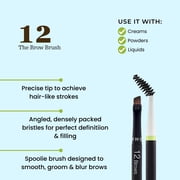 Sephora Collection The Total Brush Set 8PC, 4 Face Brushes, 4 Eye Brushes, Makeup Bag Included, Vegan Makeup Gift Set for All Formula Types