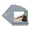 Harbor Gray, variant on Harbor Gray Picture Frame Mat for 14x14 Frames - Fits 12x12 Photos - 1 Mat