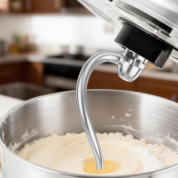 Dough Hook Attachment Dishwasher Safe Kneading Attachment Stainless Steel Dishwasher Safe Dough Hook for 5 and 6 Quart Tilt Head Stand Mixer