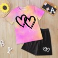 thumbnail image 2 of Little Girls Summer Clothes Set Teen Girls 3T 4T 5T 6T 7T 2-Piece Outfit Trendy Short Outfits for Teens Kaprioy, 2 of 4