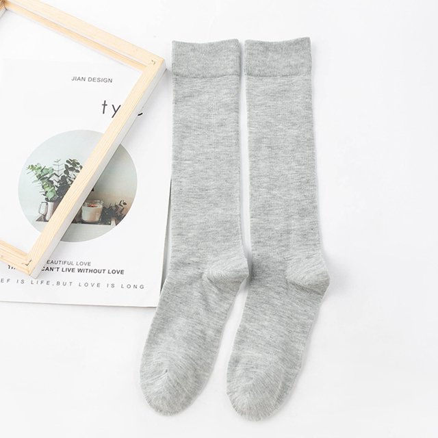 Kelon Stockings Clearance Polyester Long Socks Womens Long Socks Pure Color Socks Heap Heap Socks