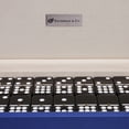 thumbnail image 7 of Silverman & Co. Double 9 Large Black Domino Set - Blue Case, 7 of 7