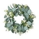 thumbnail image 3 of Corona de flores de primavera de corona de eucalipto artificial para vegetación de la puerta frontal decoración decorativa de guirnalda para la, 3 of 8