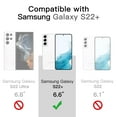 thumbnail image 2 of JETech Case for Samsung Galaxy S22+ / S22 Plus 5G 6.6-Inch, Non-Yellowing Shockproof Bumper Protective Phone Cover, Anti-Scratch Hard PC Back (Clear), 2 of 6
