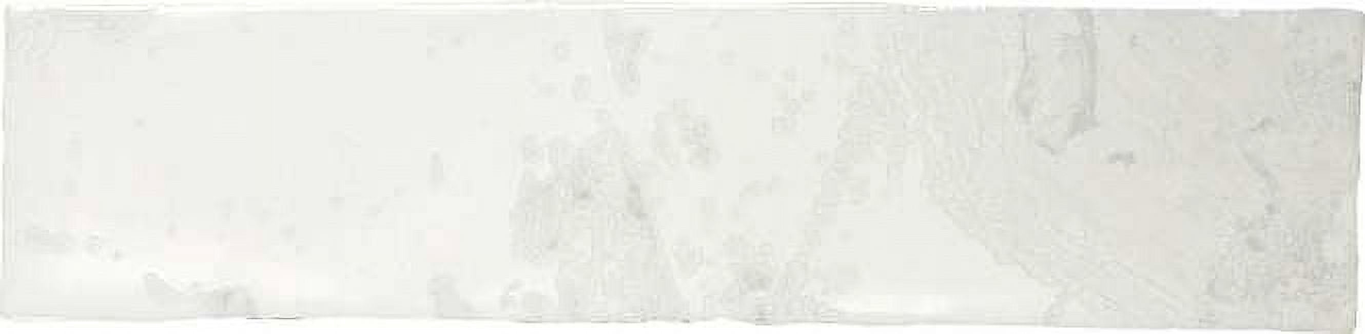 Splash Coconut White 3" x 12" Ceramic Subway Glossy Textured Look Wall Tile (Sample)