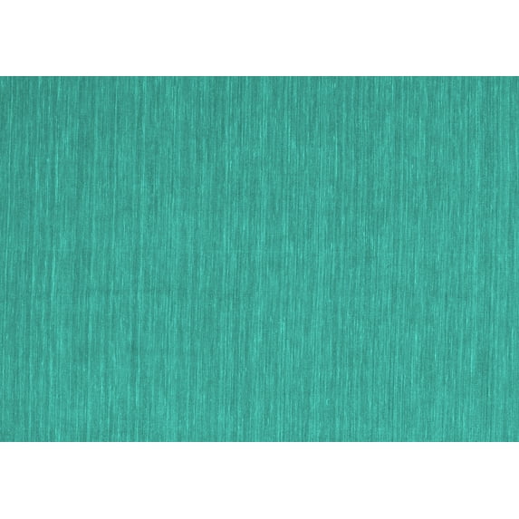 Ahgly Company Machine Washable Indoor Rectangle Abstract Turquoise Blue Contemporary Area Rugs, 8' x 12'