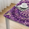 thumbnail image 5 of Acheng Psychedelic Art Square Tablecloth Waterproof 100% Polyester Fiber 40*40, 5 of 8