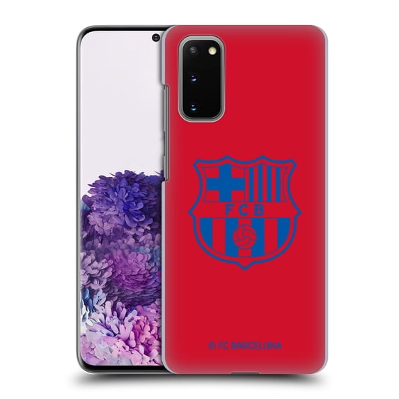 Head Case Designs Officially Licensed FC Barcelona Crest Patterns Red Hard Back Case Compatible with Samsung Galaxy S20 / S20 5G