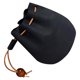 thumbnail image 5 of Monedero pequeño con cordón, bolso de mano de PU, monedero multifunción, llavero para artículos pequeños, color negro, 5 of 8