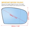 thumbnail image 3 of Coche Derecho Unique Bargains Retrovisor Espejo Vidrio Calentado 2208100321, 3 of 8