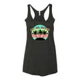 thumbnail image 2 of Wild Bobby, Pastel Color Hot Girl Summer, Streetwear, Women Tri-Blend Racerback Tank Top, Vintage Black, X-Large, 2 of 4