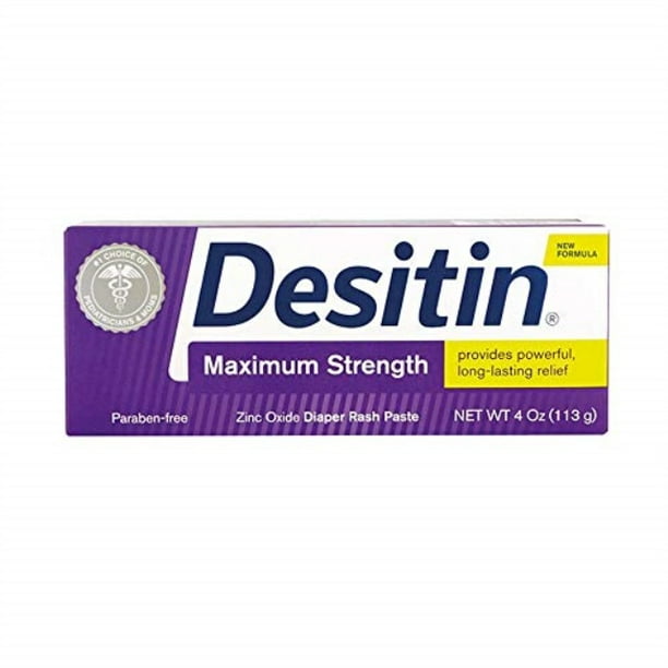 desitin maximum strength diaper rash paste 4 oz