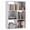 White, variant on EDX 6 Cube Storage Organizer, 36" L×11.6" W×24"H, Open Cube Storage Bookcase with 3 Removable Back Panels for Living Room, Bedroom & Office, White