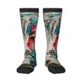 thumbnail image 1 of Balery Colorful Graffiti Cow Calcetines novedosos Calcetines deportivos Calcetines hasta la rodilla Calcetines de algodón Calcetines originales y geniales, 1 of 6