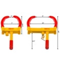 thumbnail image 2 of Costway Wheel Lock Clamp Boot Auto Car Truck Rv Boat Trailer Anti-theft Towing, 2 of 10