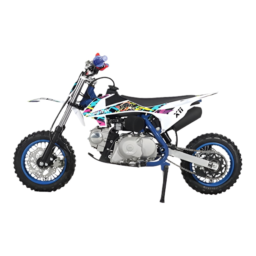 X-Pro Brand New X11 110cc Dirt Bike Gas Dirt Bike Pit Bikes Youth Dirt Pitbike with Automatic Transmission, Electric Start, 10"/10" Tires!