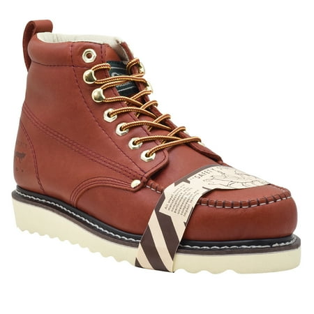 Golden Fox Golden Fox Steel Toe Work Boots 6 Moc Toe Wedge