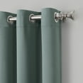 thumbnail image 3 of Sun Zero Nolan Energy Efficient Blackout Grommet Single Curtain Panel, 54" X 63", Mineral, 3 of 9