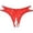 A-Red366, variant on XIAOCHA Women's Floral Lace Bow Thong Low Rise Mini Length Elastic Waist G String Sheer Intimate Thongs
