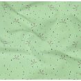 thumbnail image 4 of oneOone Organic Cotton Poplin Twill Fabric Triangle & Cat Face Animal Decor Fabric Printed BTY 42 Inch Wide, 4 of 4
