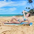 thumbnail image 5 of Coolnut Beach Towels Pineapples Starfish Floral Camping Towels Tropical Beach Sand Free Beach Towel, 30"x60" Large Beach Towels Quick Dry Bath Travel Towels Pool Yoga Beach Mat for Men Women, 5 of 6