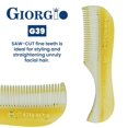 thumbnail image 4 of Peine para Barba GIORGIO G39 Extra Pequeño de Dientes Finos, 4 of 8