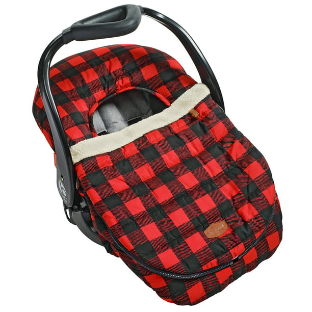 Jj Cole Baby Car Seat Cover Carrier Machine Washable Buffalo Check Pattern Com - Diy Fleece Baby Car Seat Cover