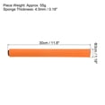 thumbnail image 2 of Unique Bargains Athlétisme Relais Piste Bâton Éponge de Course en Acier Inoxydable, Orange 3 Pack, 2 of 5