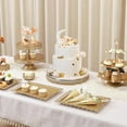 thumbnail image 2 of 8Pcs Gold Cake Stand Set, 14 Inch Round Cake Stand, Displays for Dessert Cupcake Serving Tower for Birthday Baby Shower Wedding Decor (Champagne Gold), 2 of 7
