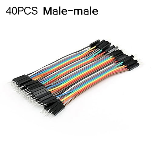 30 x Dupont 2.54 BLACK 1P 30cm Jumper Male to Female wire for Arduino Breadboard 