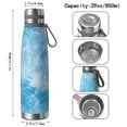 thumbnail image 3 of 29oz Insulated Water Bottle with Tea Infuser, Stainless Steel Travel Mug, Ice Frozen Print, 3 of 6