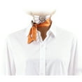 thumbnail image 3 of Unique Bargains 1 Pc Scarf Headband Print Neck Scarf for Women White Orange, 3 of 5