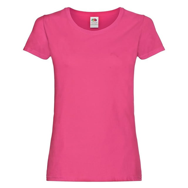 Fruit of the Loom T-Shirt à Manches Courtes Coupe Féminine pour Femmes