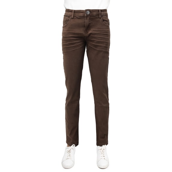 X RAY Kids' Skinny Fit Twill Color Jeans All Season, Comfortable Stretch Flex Fabric Casual pants for little boys, Size 4-7
