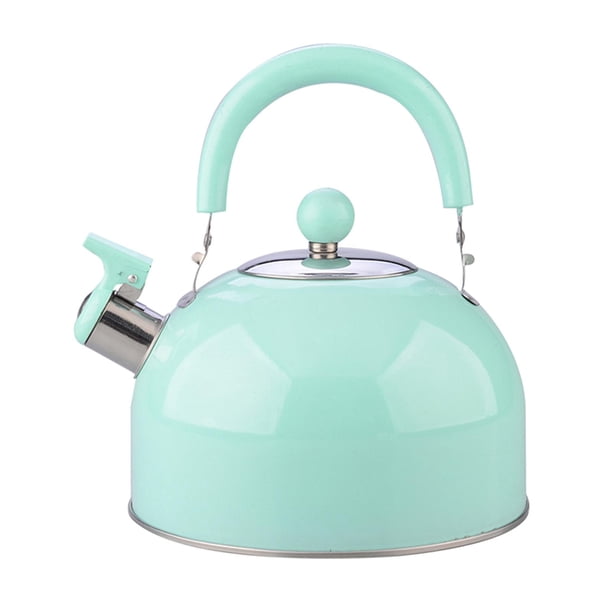 Hervidor de agua silbante para resistente al calor, tetera, tetera con sonido, tetera para hervir café, cocinas de inducción de Gas 3L Sunnimix Hervidor de agua