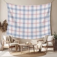 thumbnail image 2 of Abstract Plaid,Tapestry for Bedroom Wall Hanging Tapestry,Minimalistic Multi Colors Country Rustic Plaid Ceiling Backdrop Tapestries Poster Blanket Wall Decor for Teens Room Living Room 55" x 73", 2 of 8