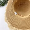 thumbnail image 5 of Versatile Brimmed Straw Hat For Women Summer Lace Outing Sun Hat Small Fresh Bow Shading Beach Hat Drop Visor International Fisherman Hat for Men Old Looking Hat Cowboy Hats Women Sailing Hats for, 5 of 6