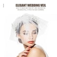 thumbnail image 4 of Weiweiguan 1Pc Bridal Design Decor Flower Veil Wedding Dress Accessory Hair Decor for Bride, 4 of 7
