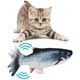 thumbnail image 2 of Lindo juguete de pez Flippity para gatos, juguete de pez que se mueve, juguete de pez móvil para gatos - Suministros interactivos para masticar y morder para cumpleaños - Perfecto para morder,, 2 of 5