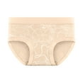 thumbnail image 2 of lulshou Womens Underwear Sexy Seamless Briefs Comfortable Breathable Booty Lifting Panties, Beige, S, 2 of 4