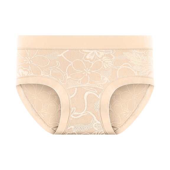 Byworldtasic Womens Breathable Underwear Women's Full Coverage Soft Stretch Breathe Underwear Seamless Panties Light Leaks Protection Underwear