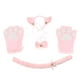 thumbnail image 2 of Set de Accesorios de Cosplay Hugo Disfraz de Gato Felpa Rosado, 2 of 10