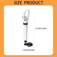 thumbnail image 3 of Cqxid Air Tools Pneumatic Floor Drain Unclogging Tool Official Pneumatic Toilet Plunger Pneumatic Drain Unclogger With Visual Barometer Toilet Plunger For Bathroom Floor Kitchen Clogged, 3 of 9