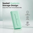 thumbnail image 6 of Portable Floss Dispenser Kit, 2026 New Refillable Dental Floss Dispenser, Floss Pick Holder, Travel Floss Picks Case for Travel, Home, Restaurant, Oral Care (Green-2pcs), 6 of 8