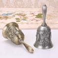 thumbnail image 3 of Mosiee Vintage Metal Hand Bell: Elegant Service Bell For Weddings & Home Decoration!, 3 of 9